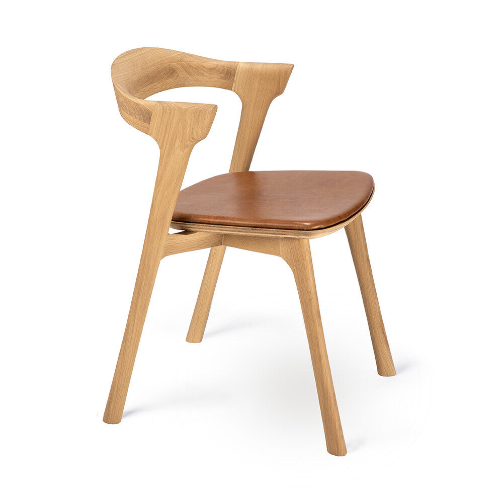 Oak Bok dining chair - cognac leather by Alain van Havre