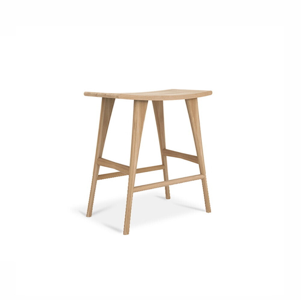 Oak Osso counter stool by Ethnicraft