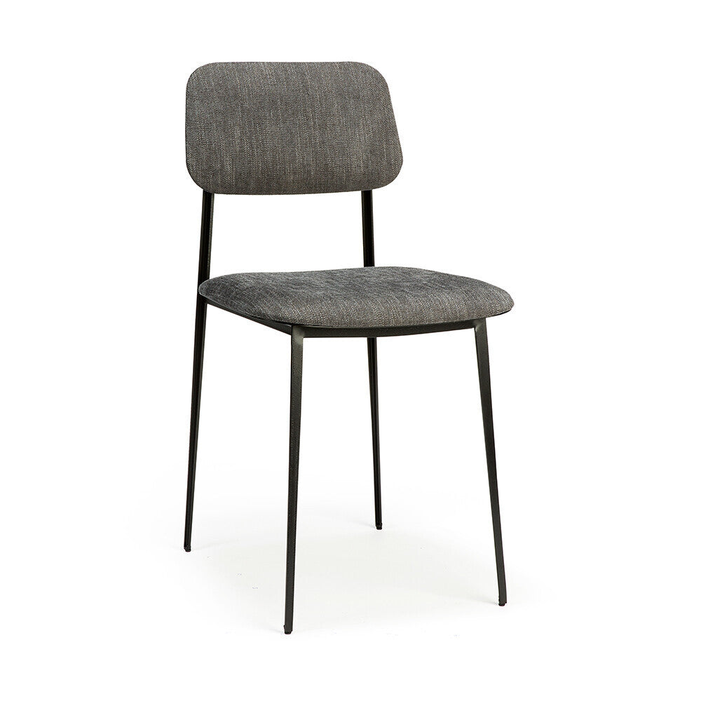 DC dining chair - dark grey by Djordje Cukanovic