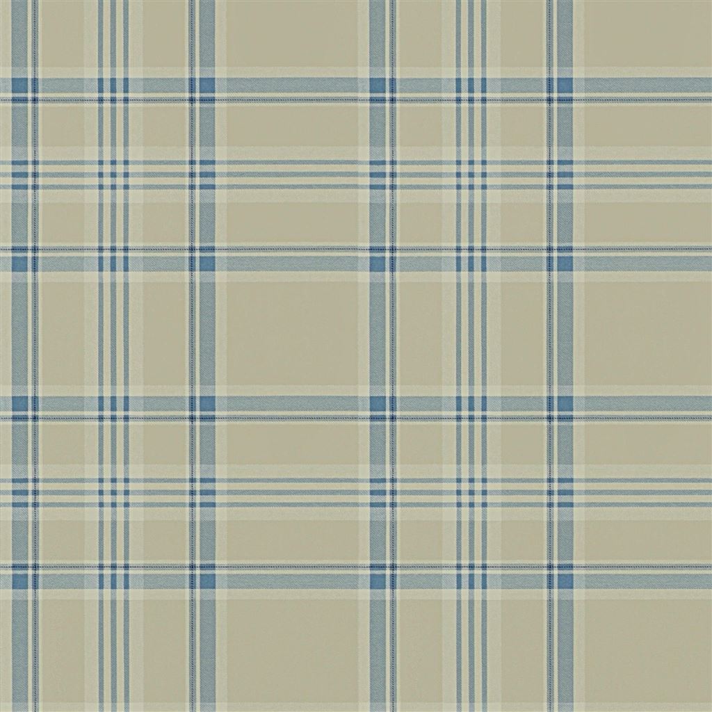 Deerpath Trail Plaid Slate Wallpaper