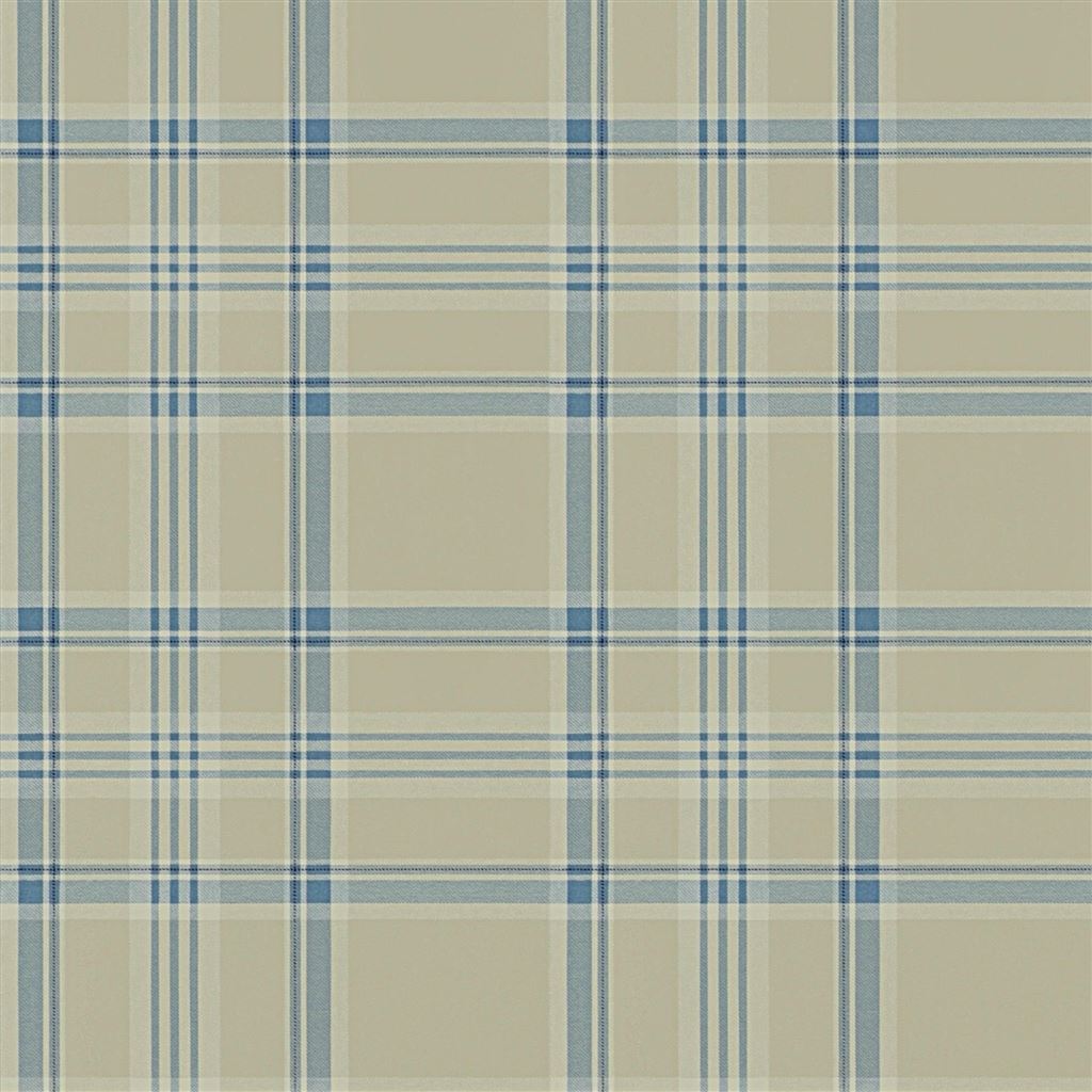 Deerpath Trail Plaid Slate Wallpaper