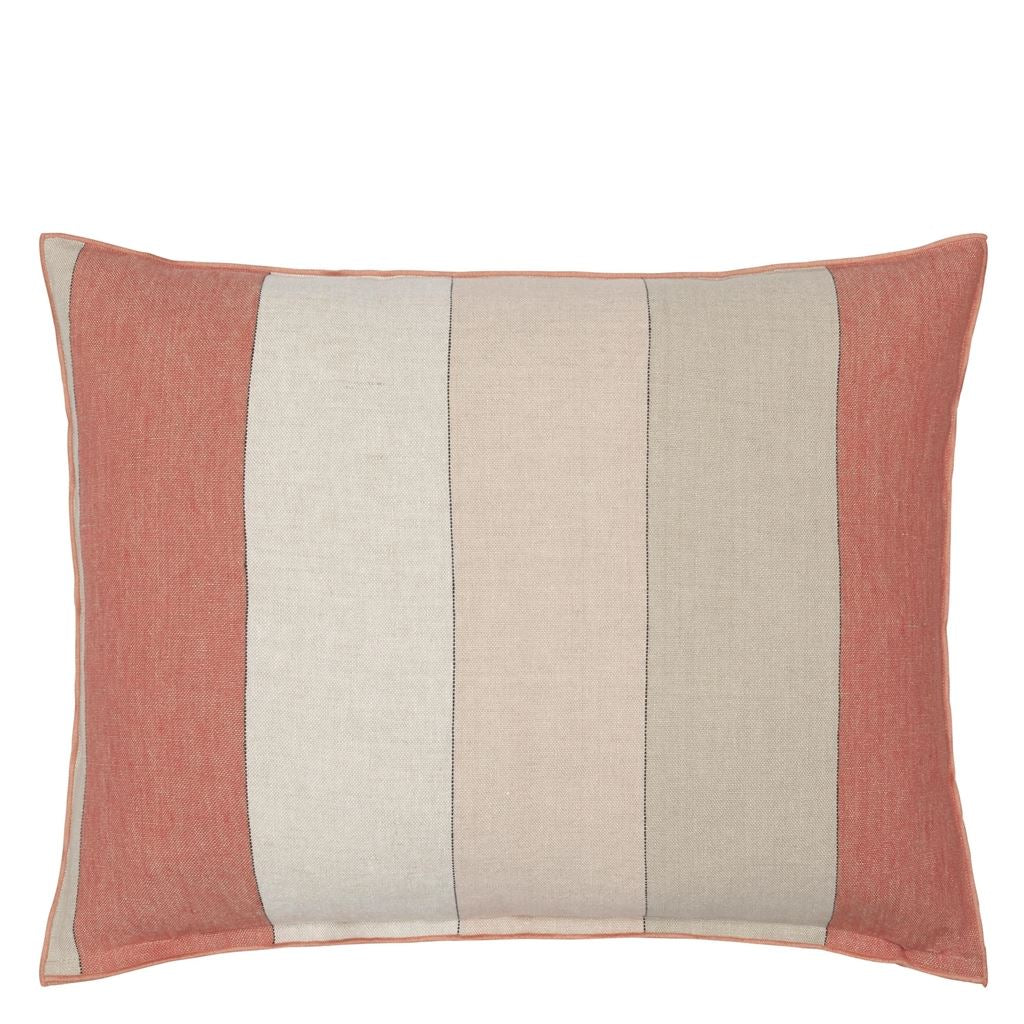 Brera Gessato Coral Cushion