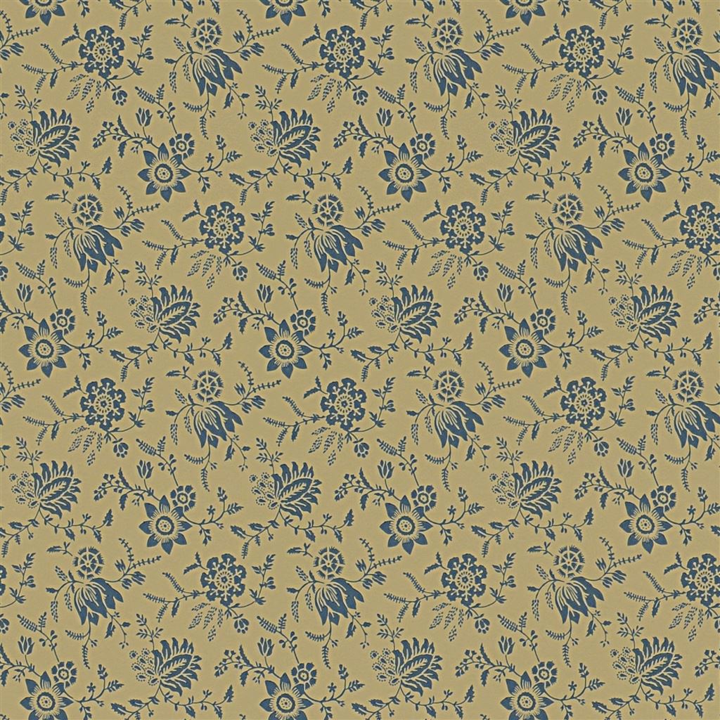 Scrimshaw Floral Twine Wallpaper