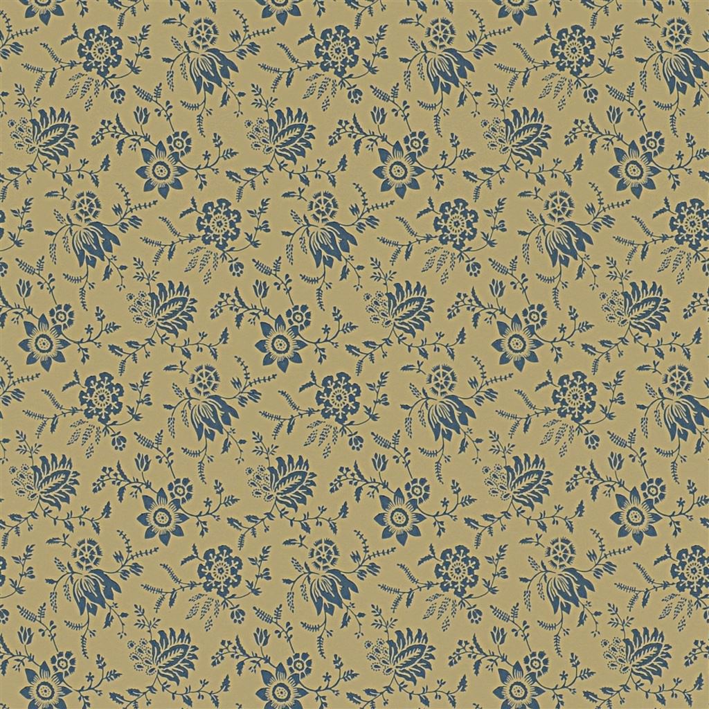 Scrimshaw Floral Twine Wallpaper