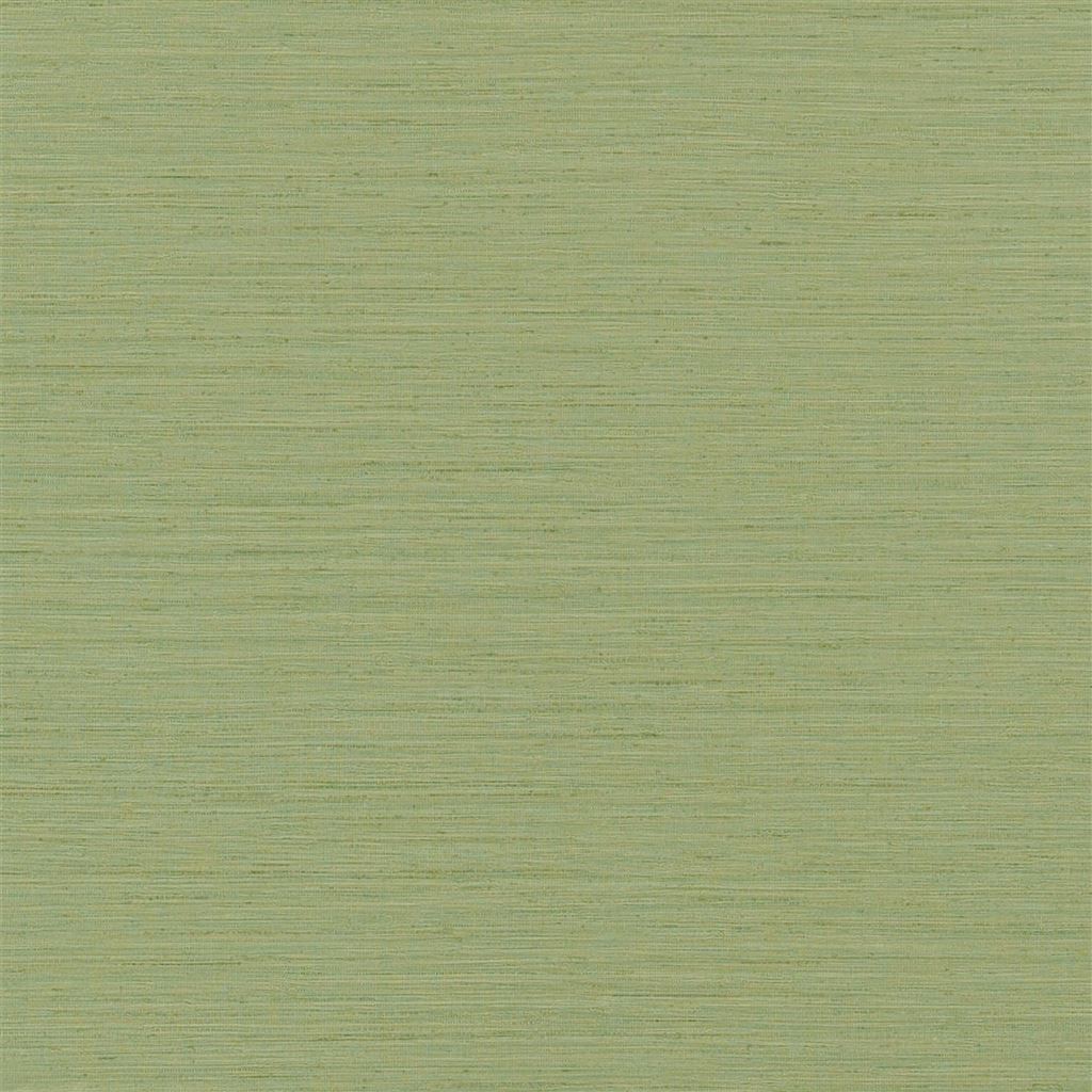 Brera Grasscloth Peridot Wallpaper