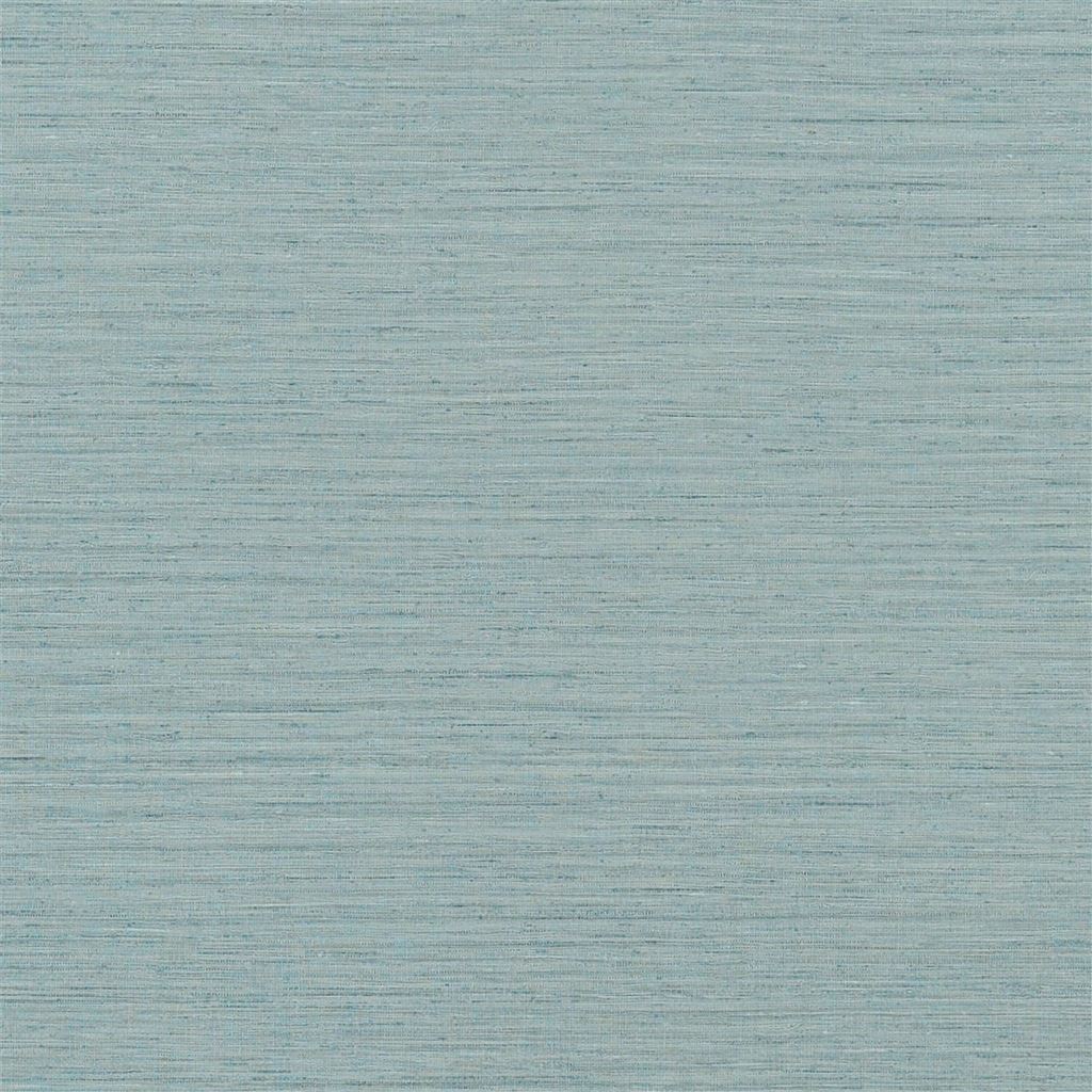 Brera Grasscloth Duck Egg Wallpaper