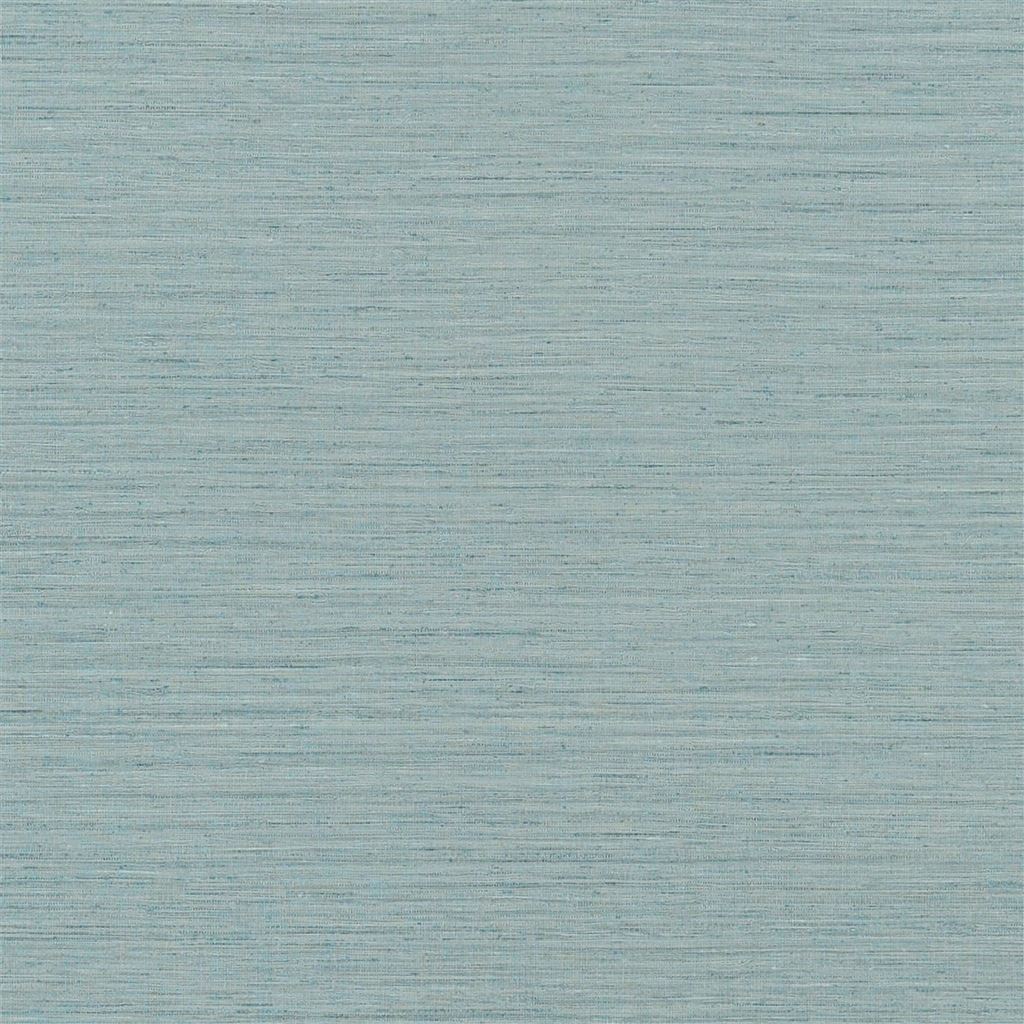 Brera Grasscloth Duck Egg Wallpaper