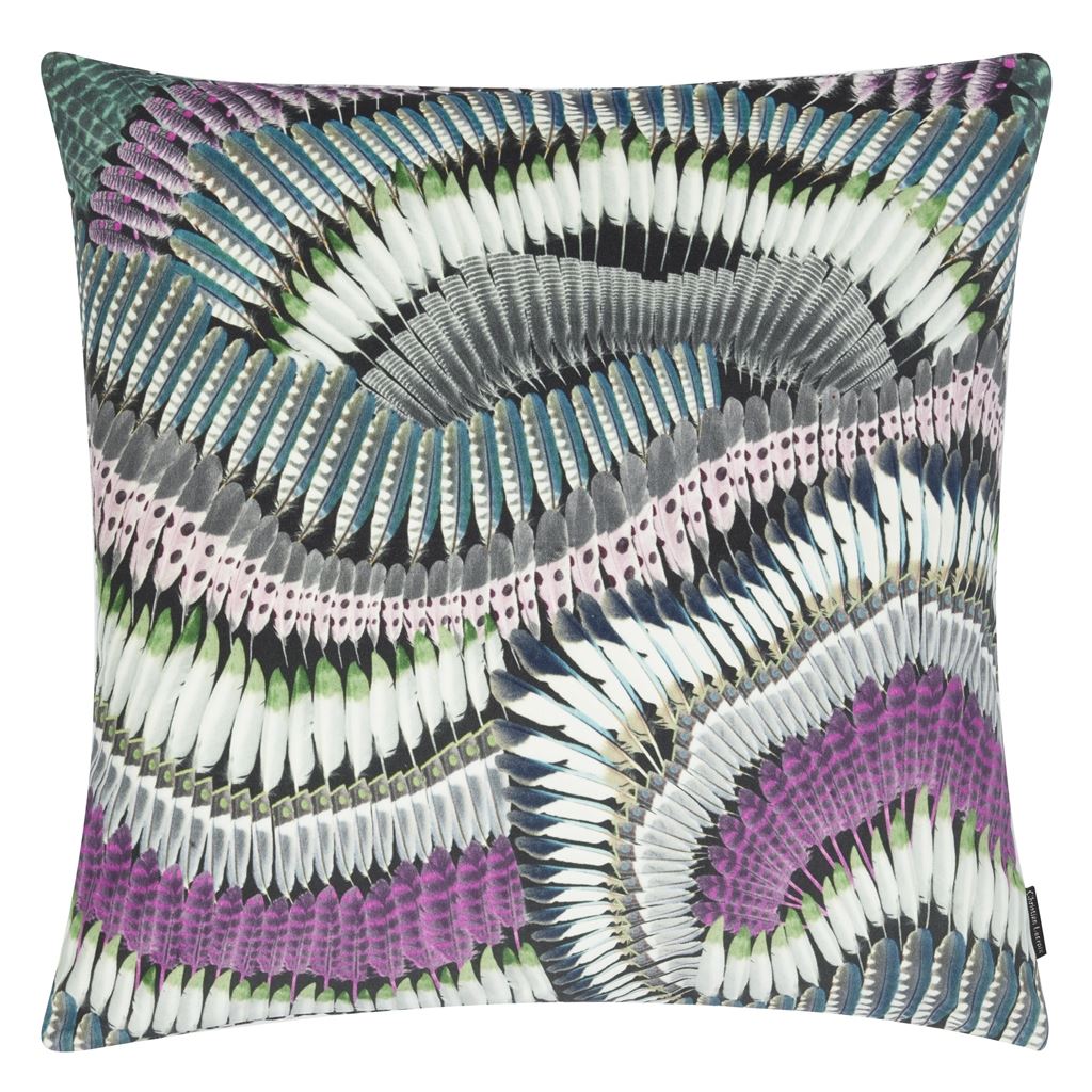 Prete-moi ta Plume! Magenta Cushion