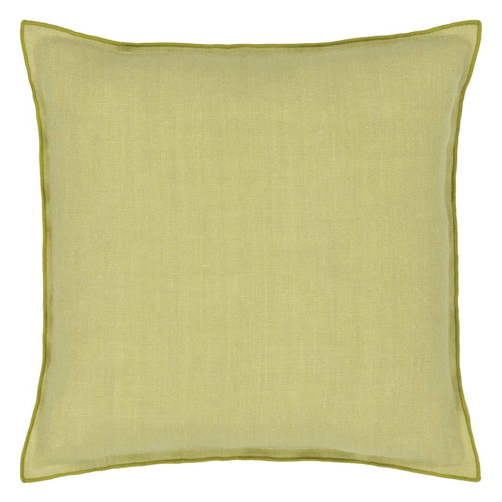 Brera Lino Pistachio & Moss Cushion