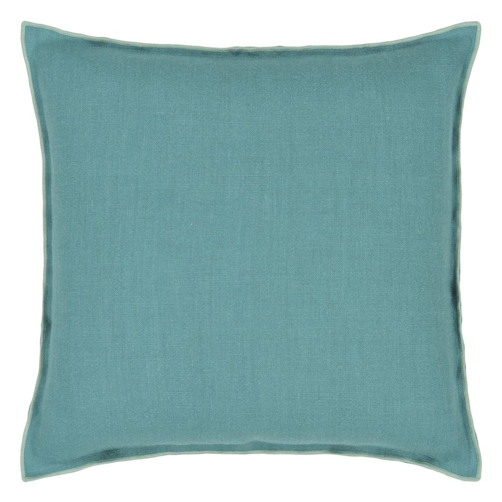 Brera Lino Ocean & Celadon Cushion