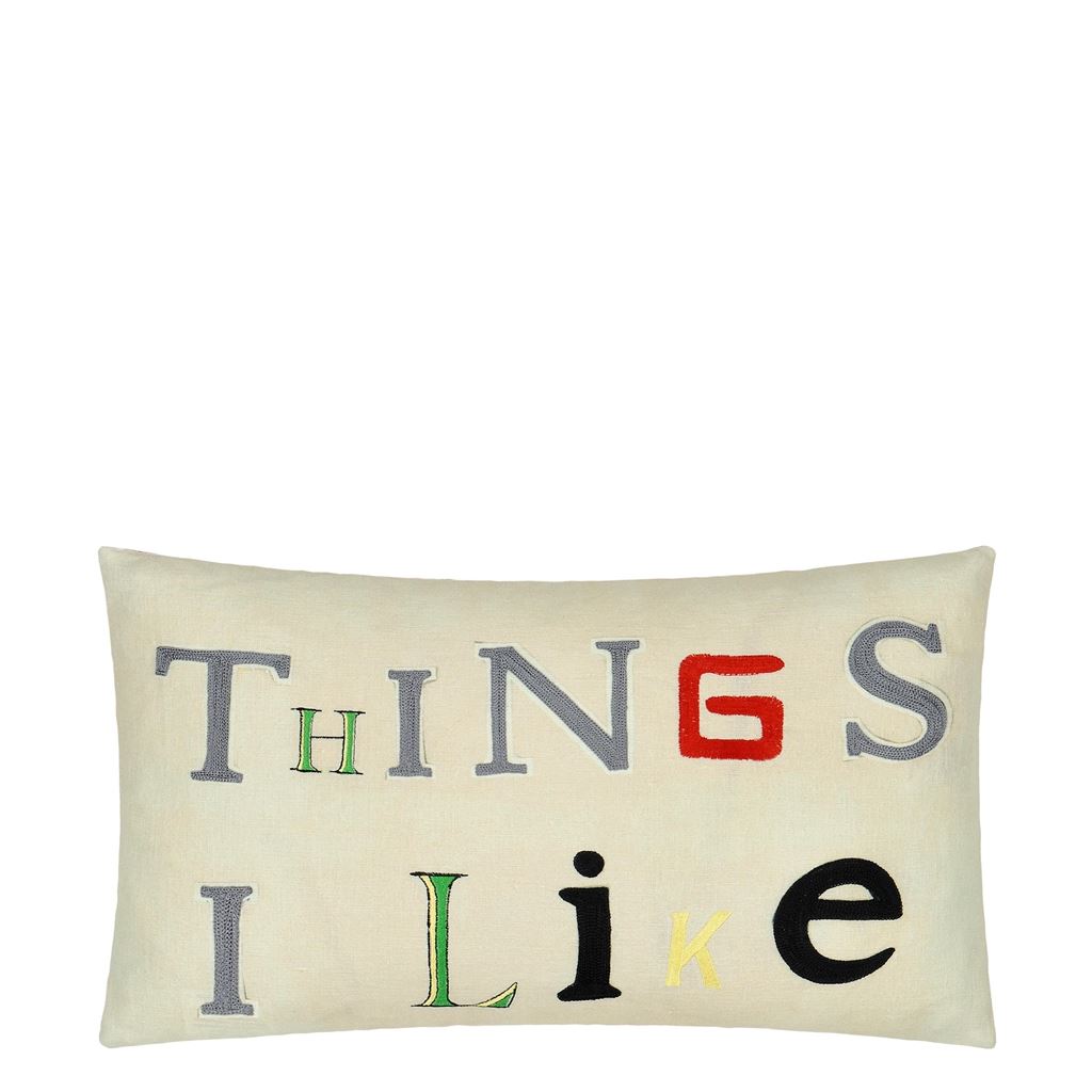Things I Like Parchment Cushion