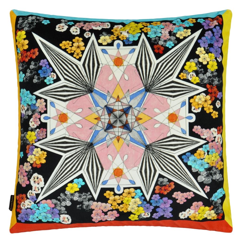 Flowers Galaxy Multicolore Cushion