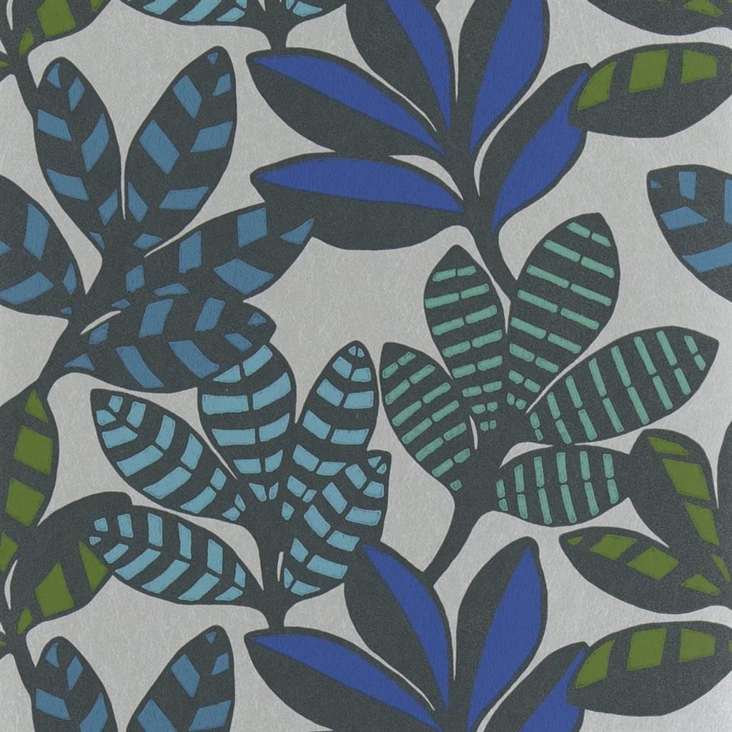 Tanjore Cobalt Wallpaper by Designers Guild
