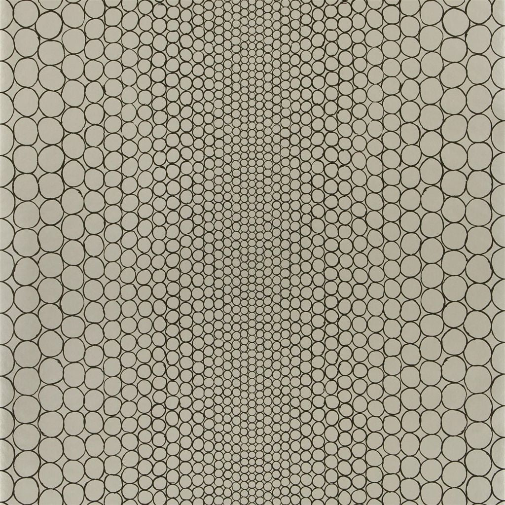 Pearls - Zinc Wallpaper Wallpaper