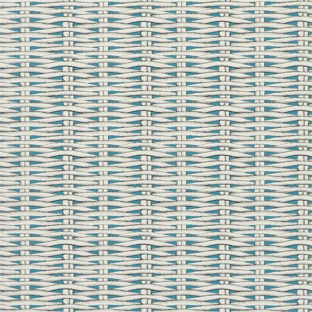 Barbade - Turquoise Wallpaper Wallpaper