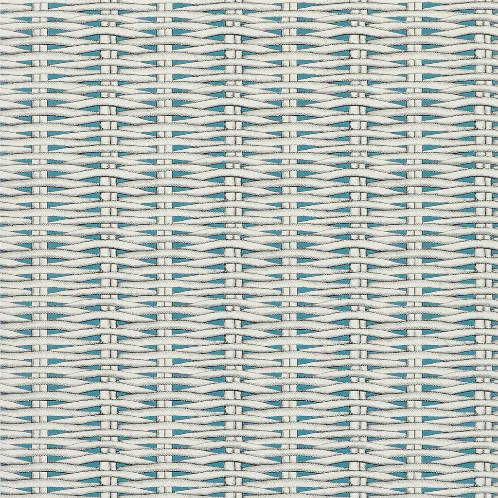 Barbade - Turquoise Wallpaper Wallpaper