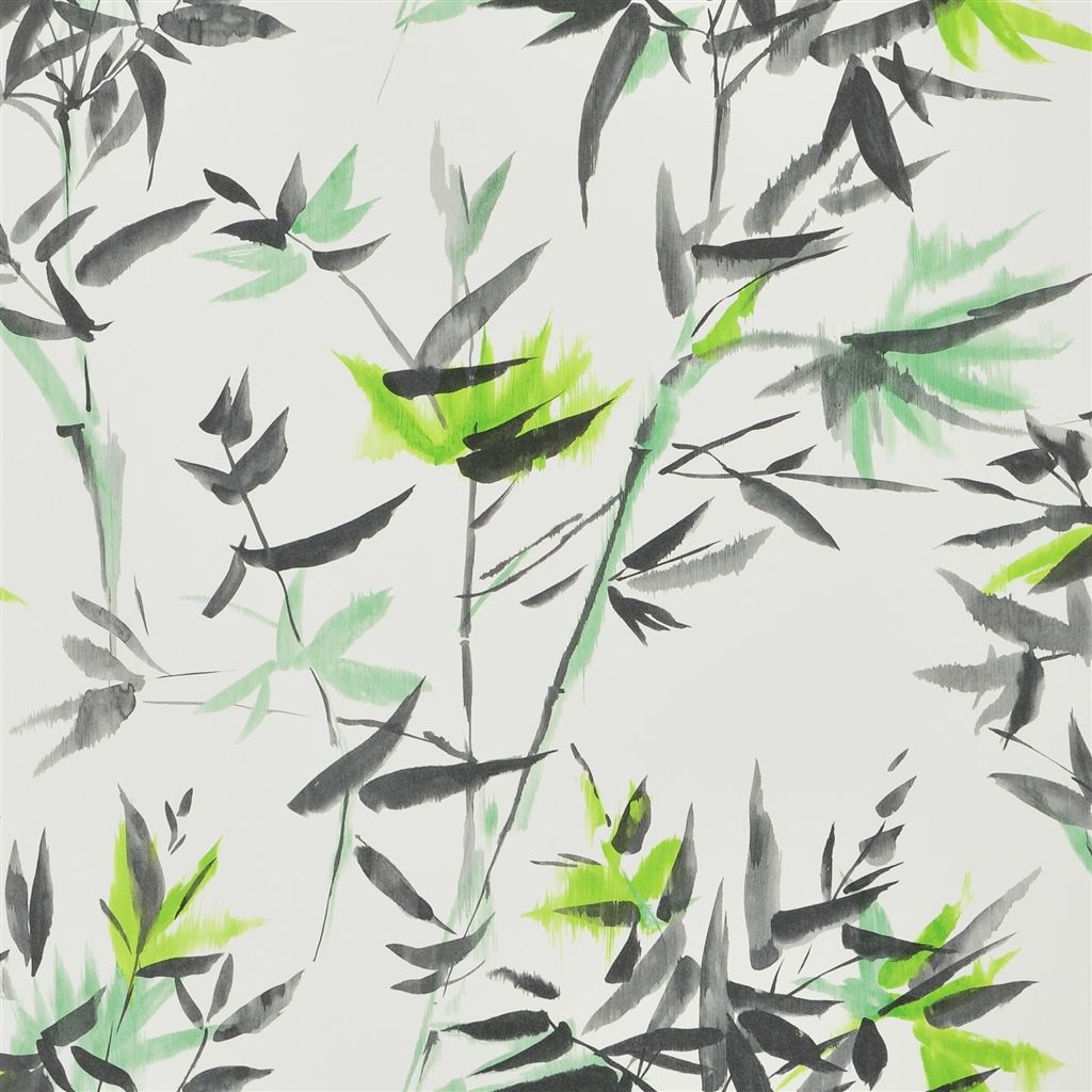 Bamboo - Lime Wallpaper