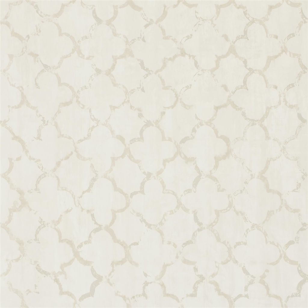 Chinese Trellis - Pearl Wallpaper