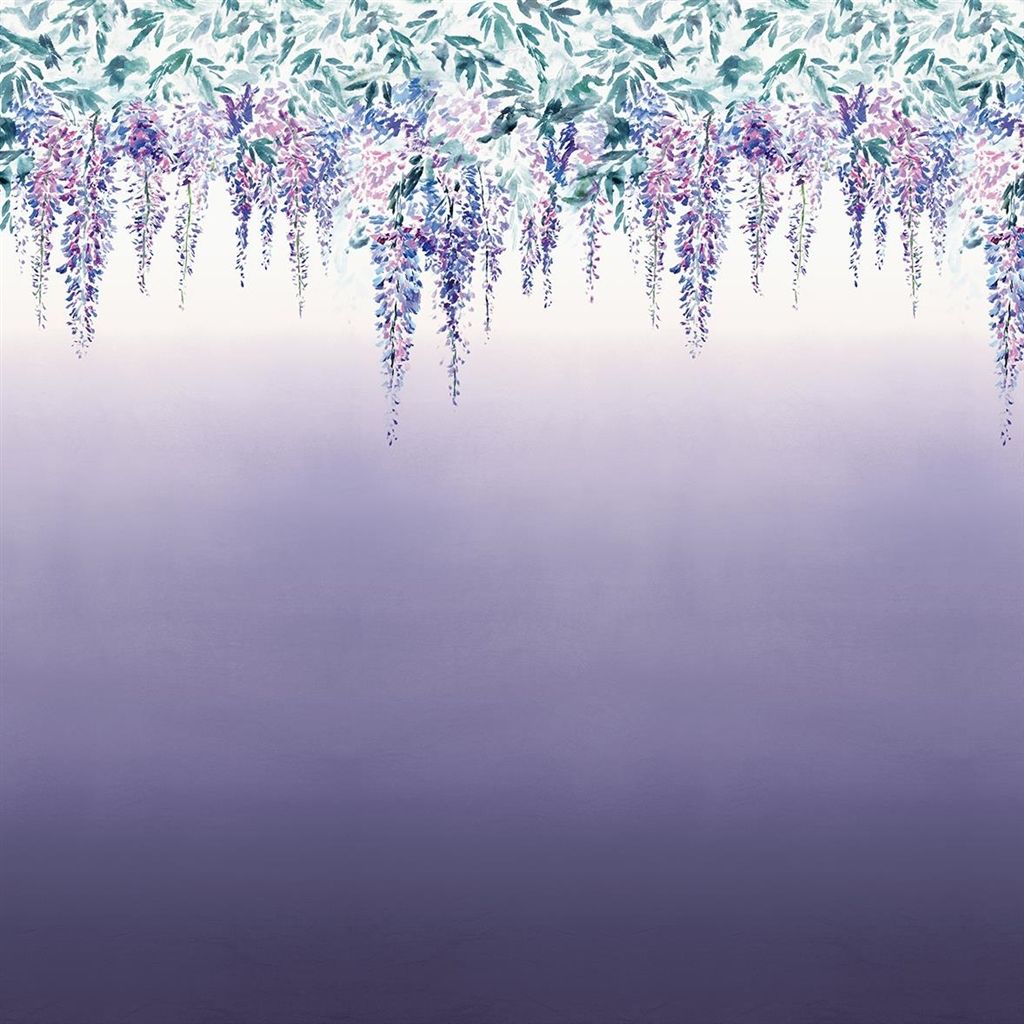 Summer Palace - Grape Wallpaper