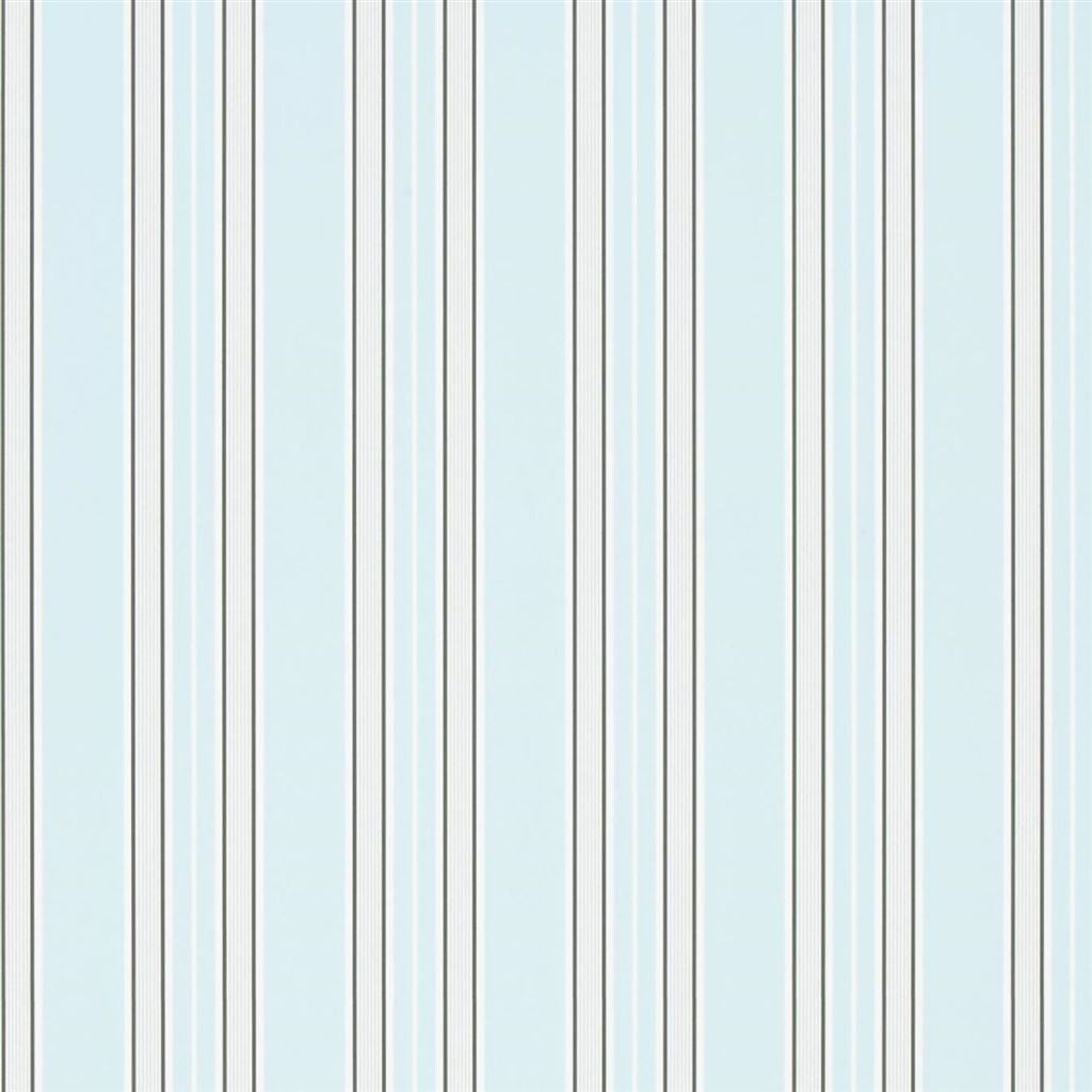 Pinstripe - Lapis Wallpaper