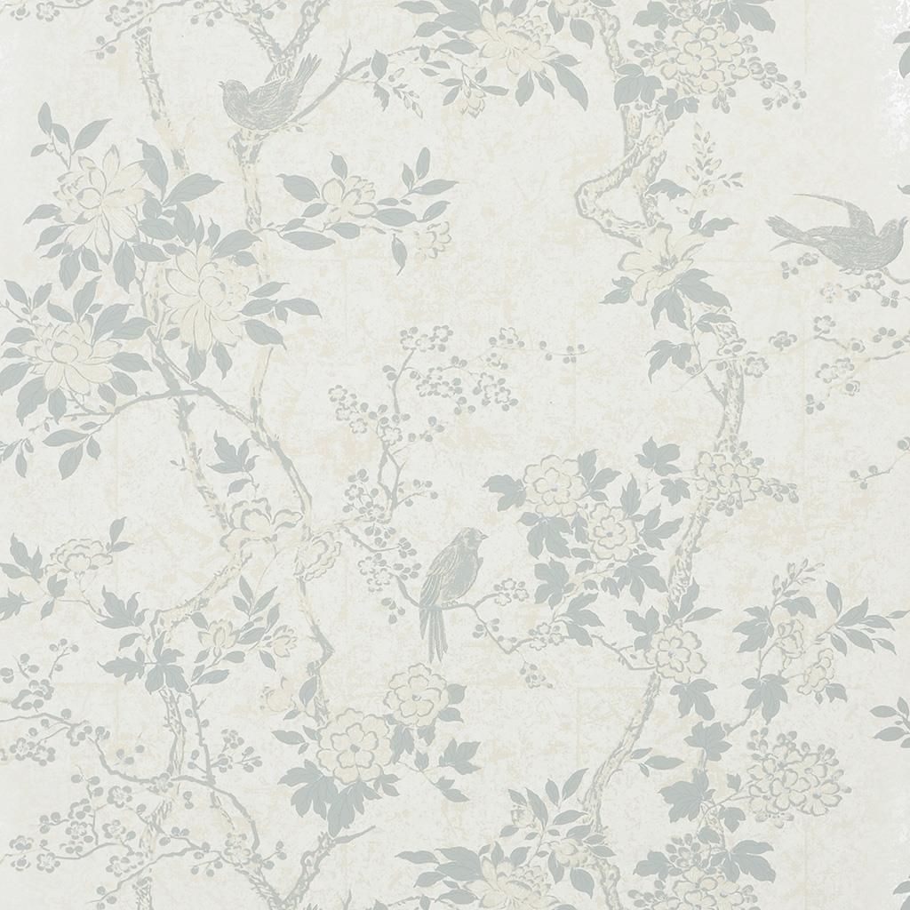 Marlowe Floral - Dove Wallpaper