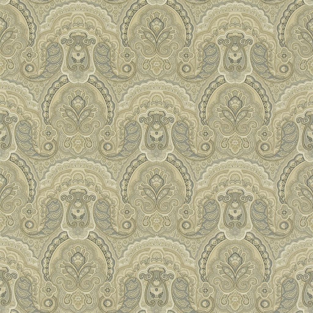 Crayford Paisley - Stone Wallpaper