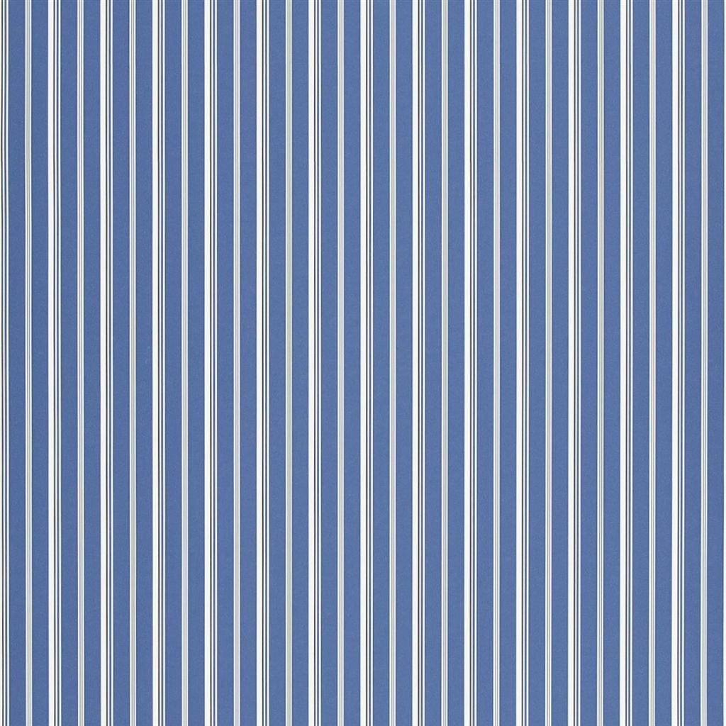 Laurelton Stripe - Porcelain Blue Wallpaper