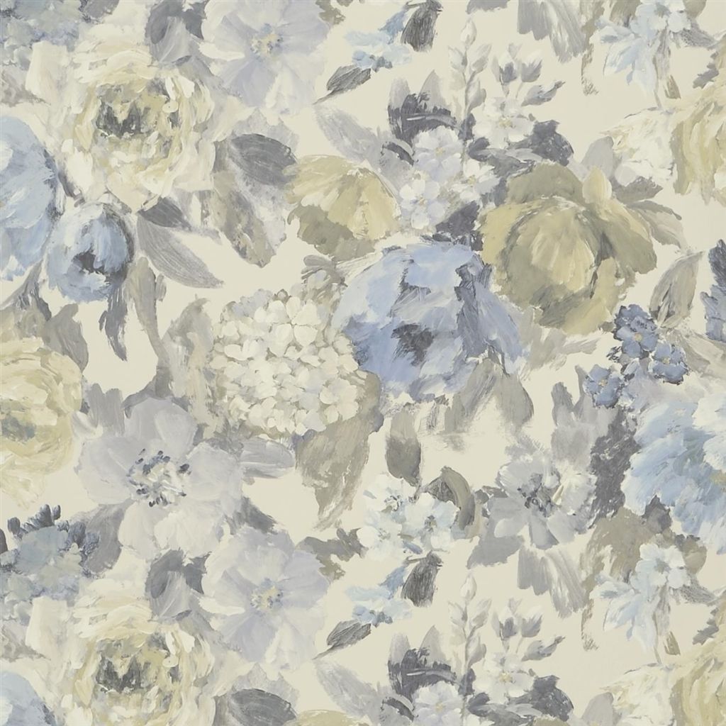 Roseto - Linen Wallpaper