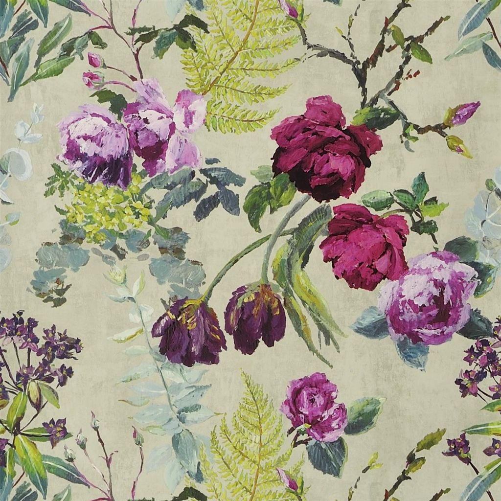 Tulipani - Linen Wallpaper