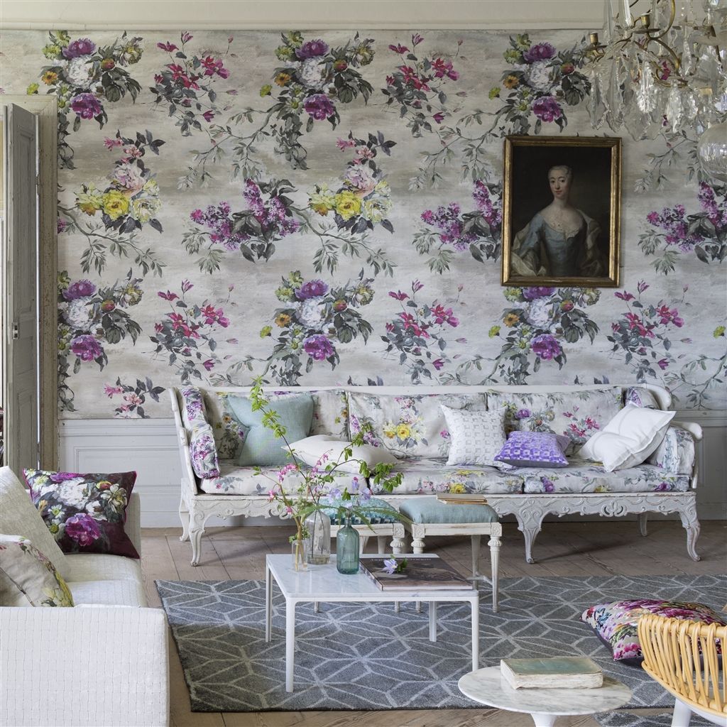 Designers Guild Caprifoglio - Ecru Wallpaper Wallpaper