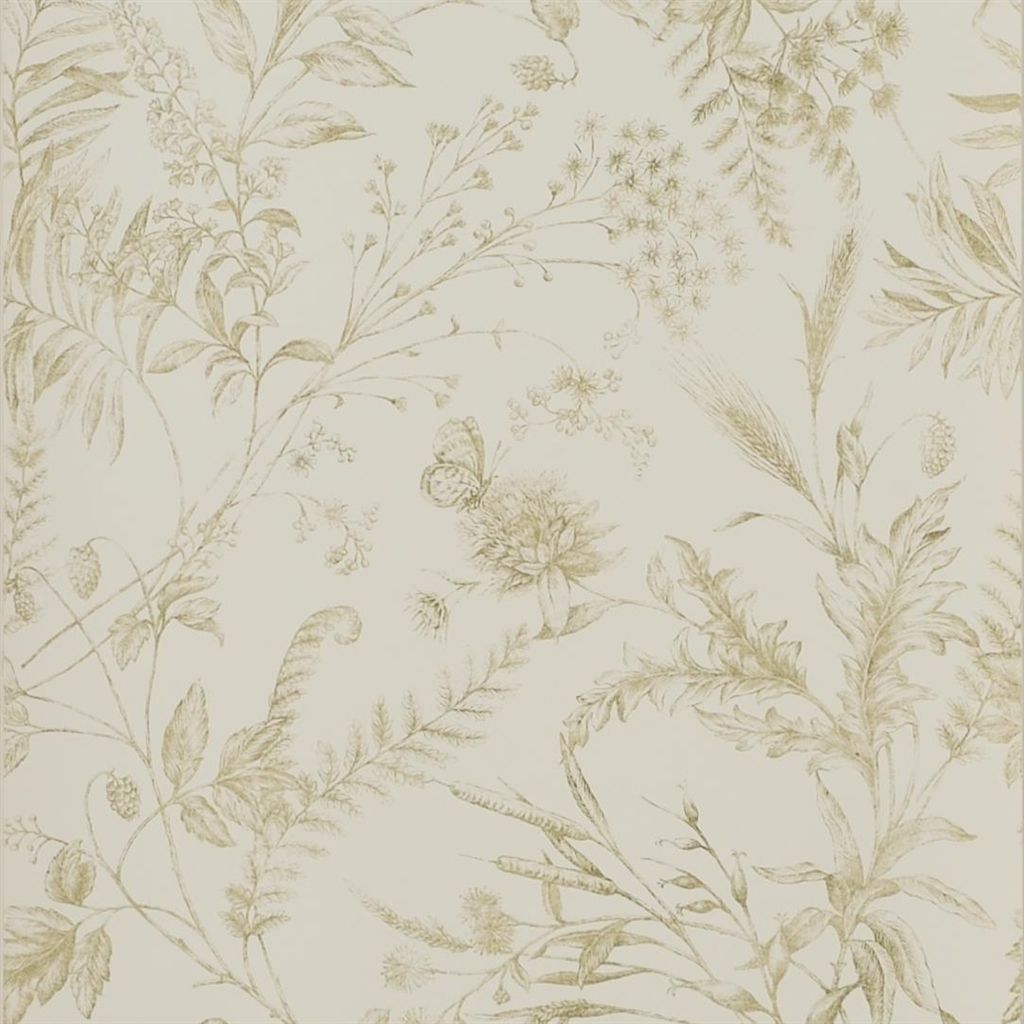 Fern Toile - Meadow Wallpaper