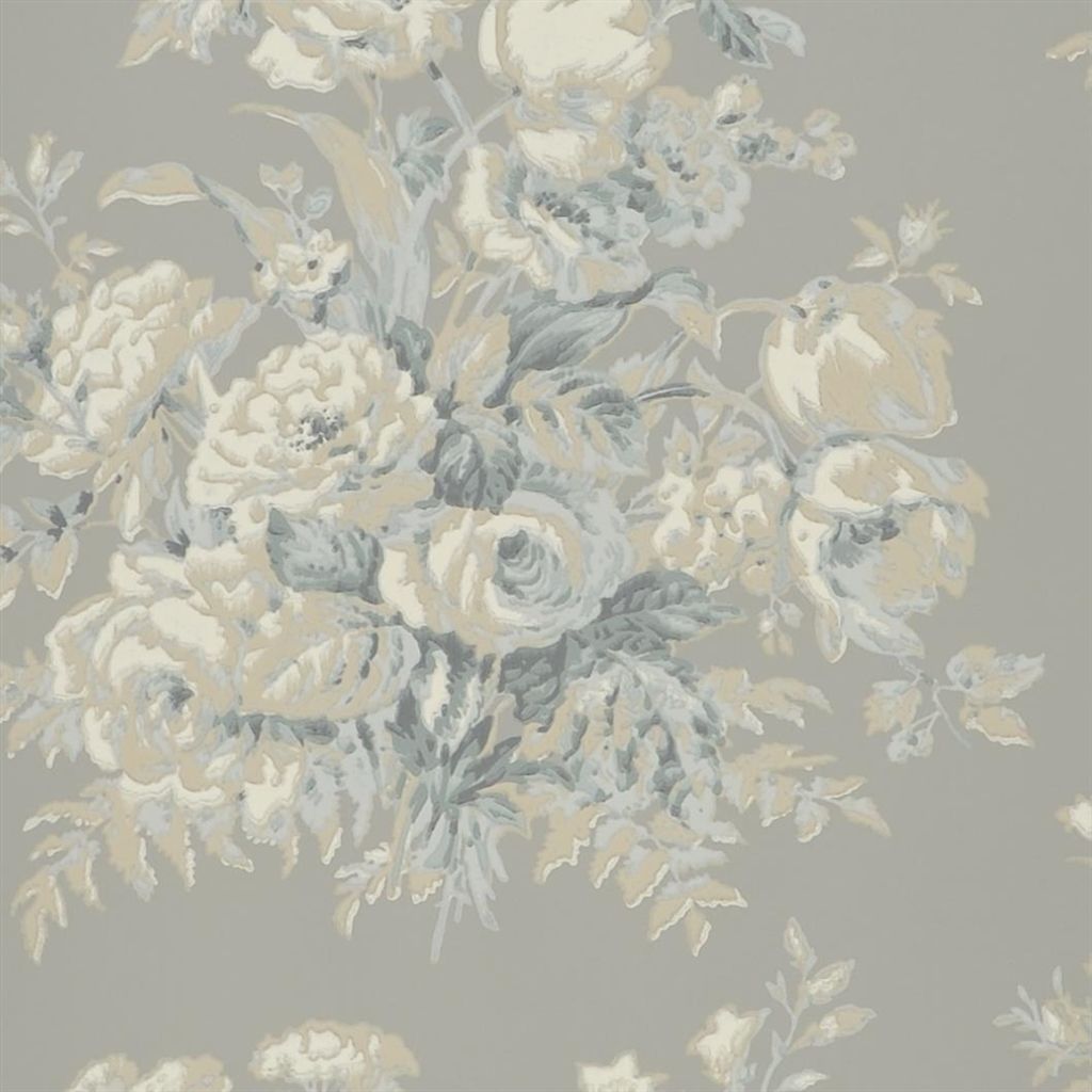 Francoise Bouquet - Slate Wallpaper