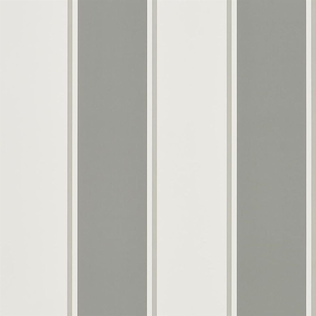 Mapleton Stripe - Graphite Wallpaper