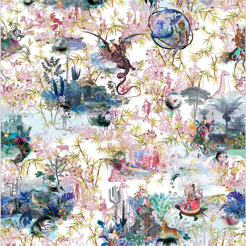 Reveries Tomette Wallpaper