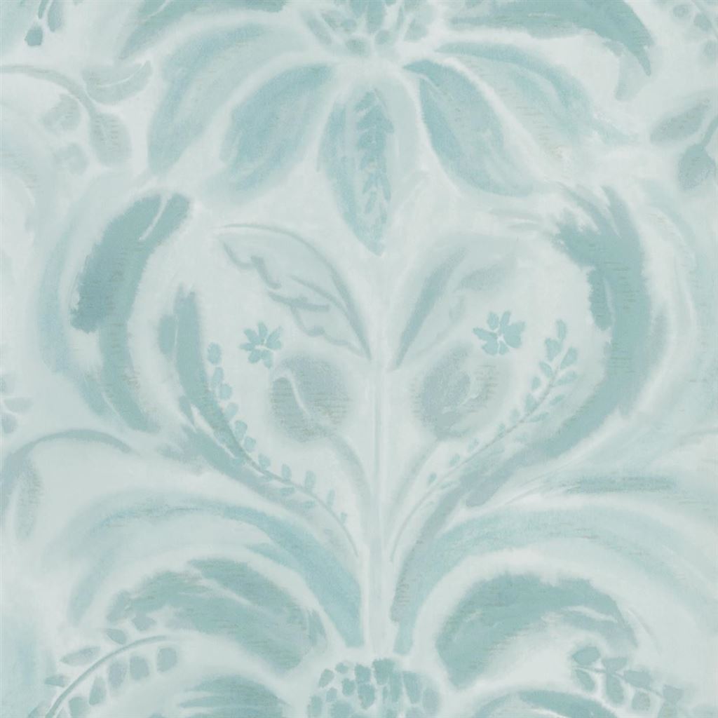 Angelique Damask Jade Wallpaper
