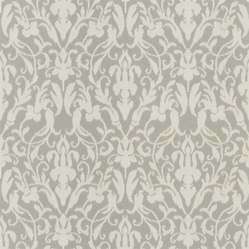 Speakeasy Damask Stone Wallpaper