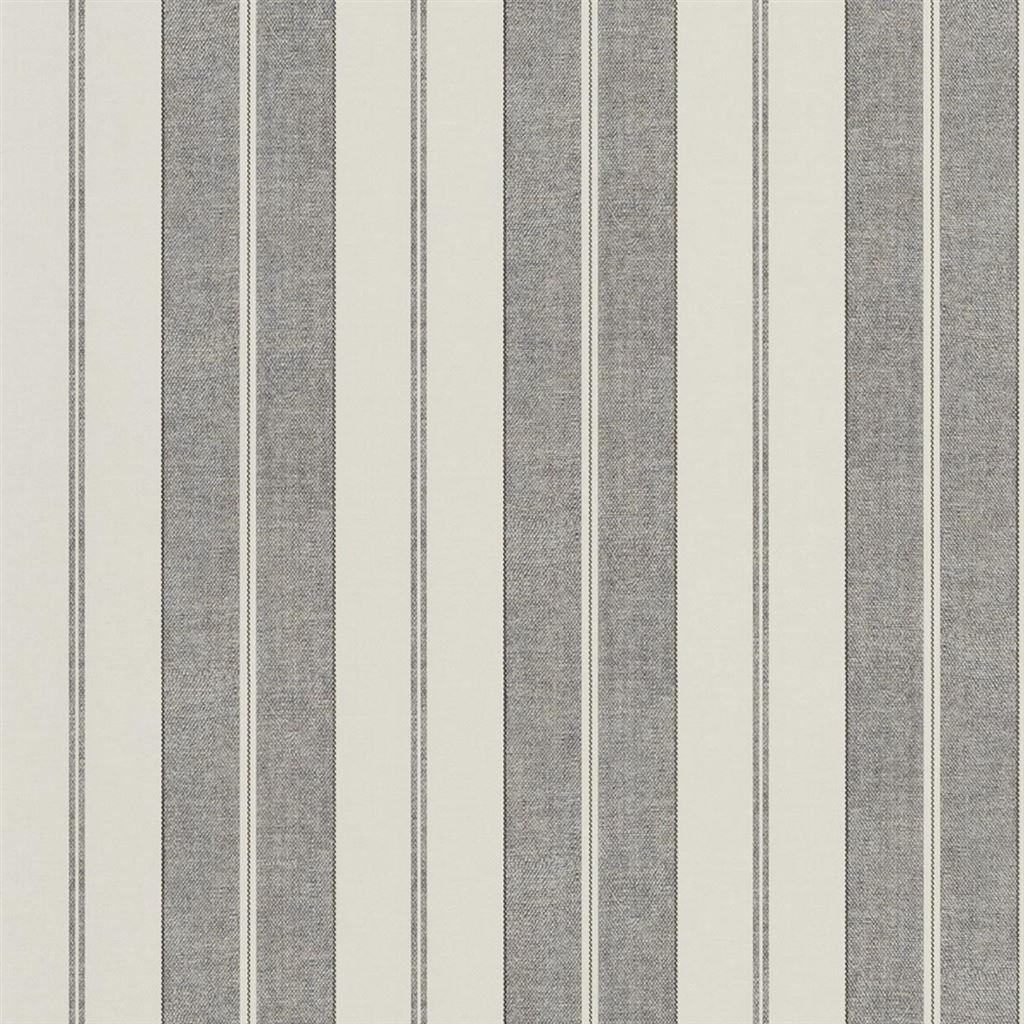 Monteagle Stripe Slate Wallpaper