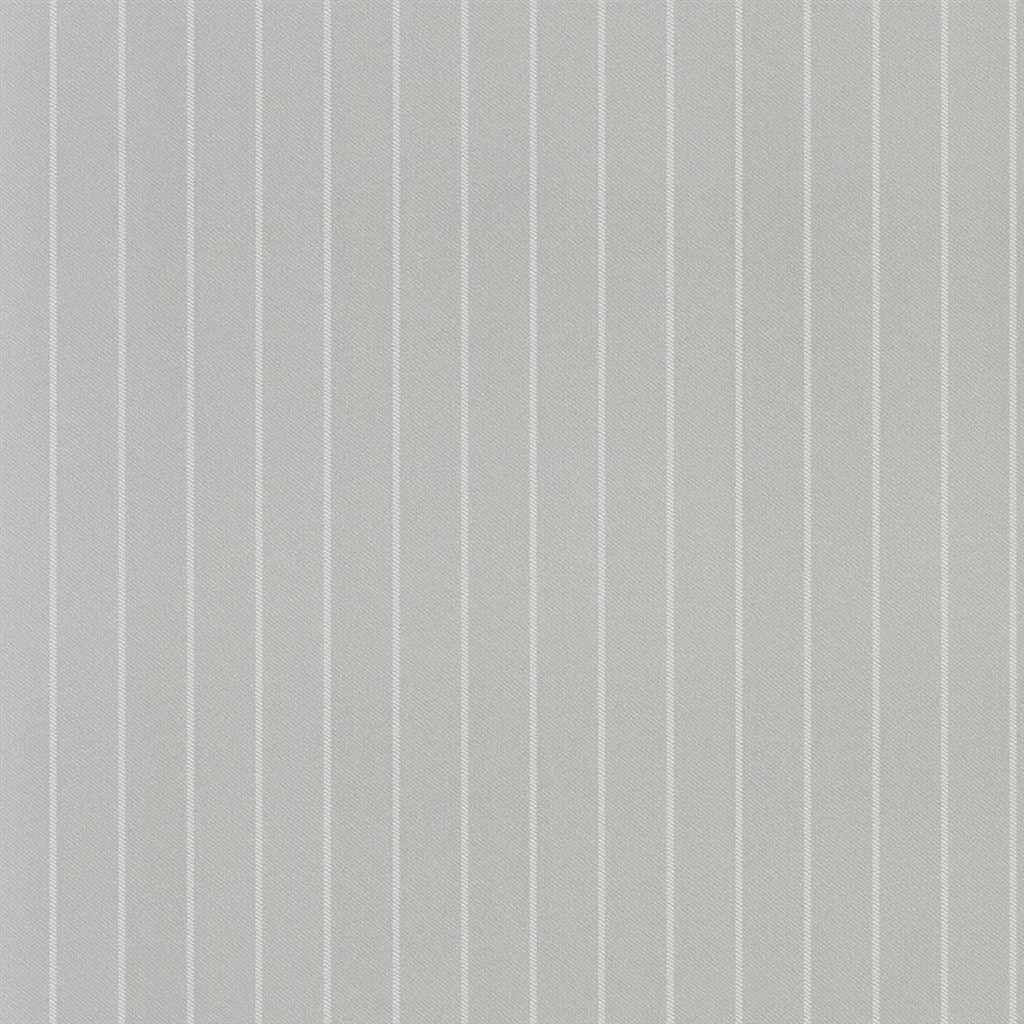 Langford Chalk Stripe Light Grey Wallpaper