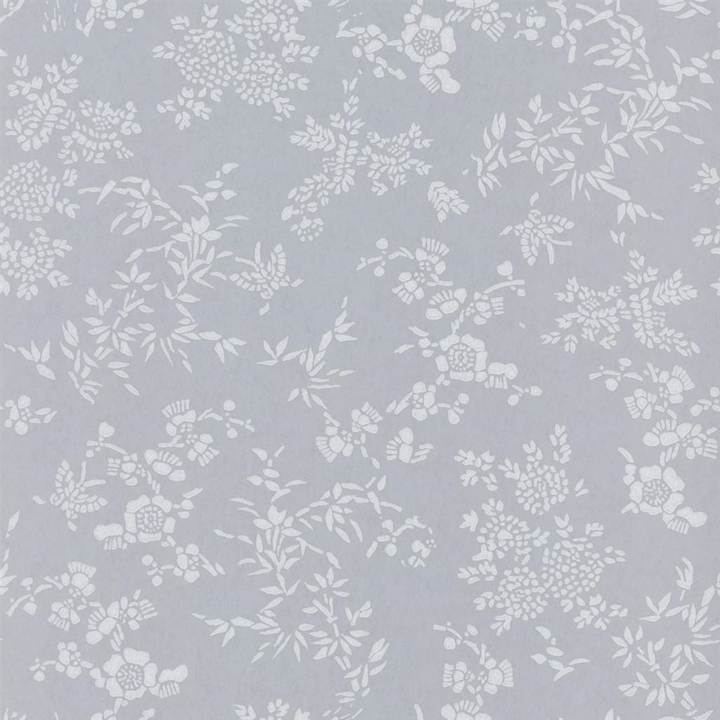 Teabowl Calico Light Grey Wallpaper