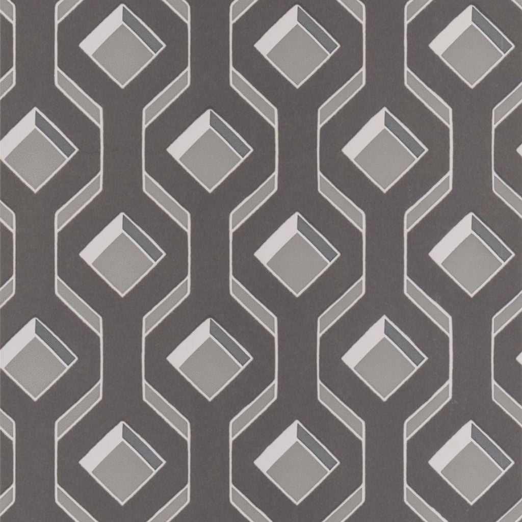 Chareau Zinc Wallpaper