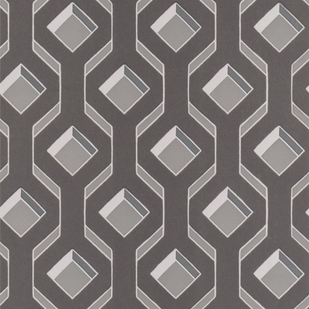 Chareau Zinc Wallpaper