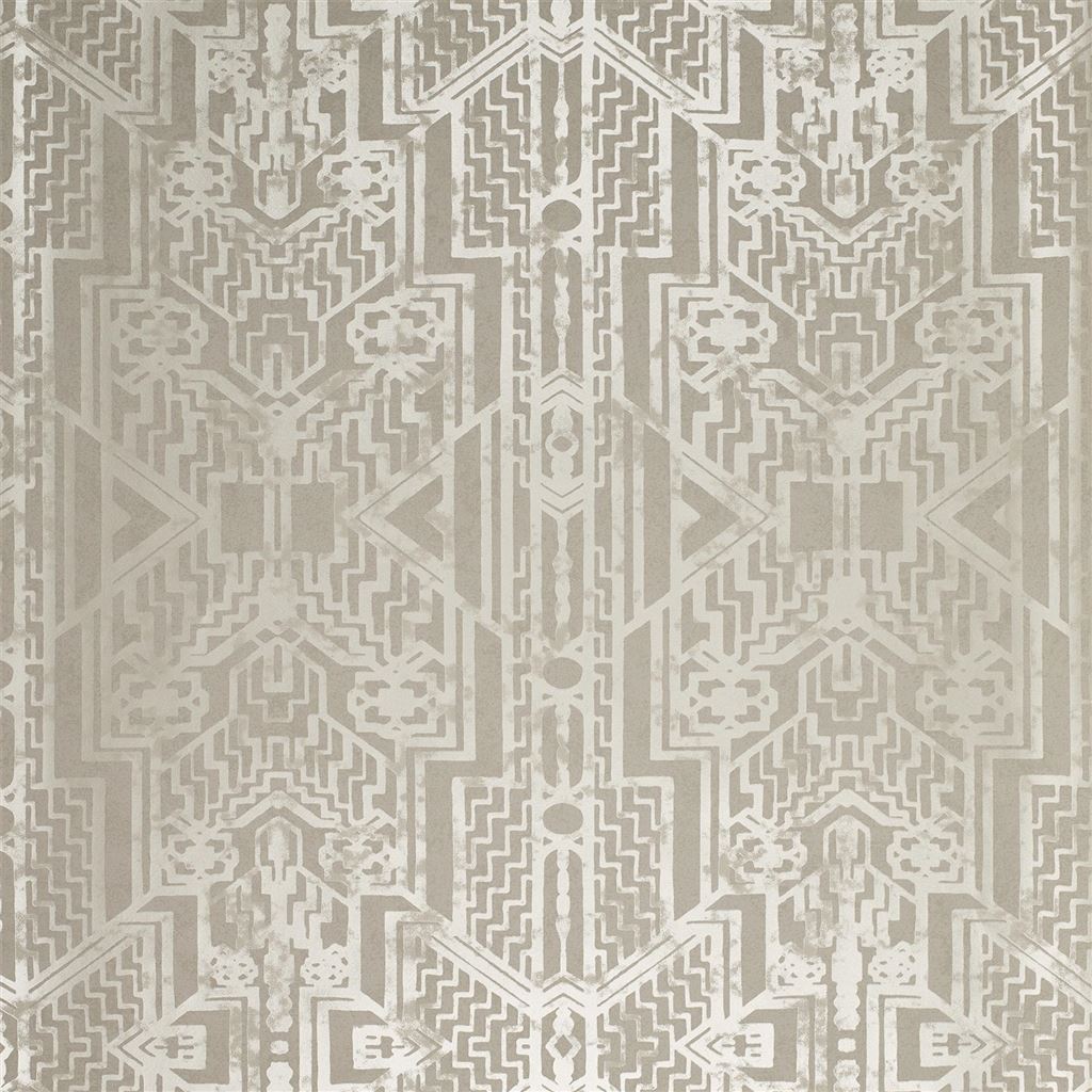 Brandt Geometric Pearl Grey Wallpaper