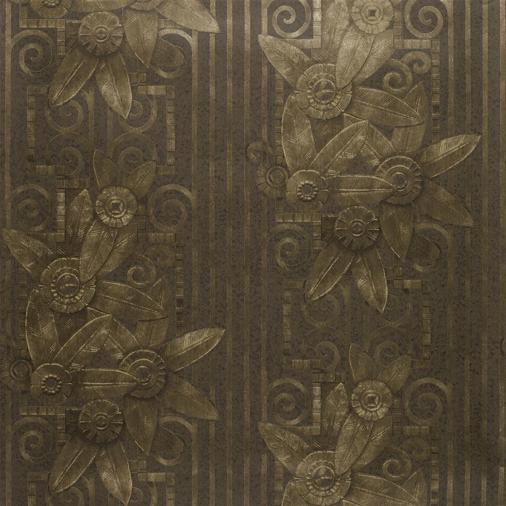 Fleur Moderne Bronze Wallpaper