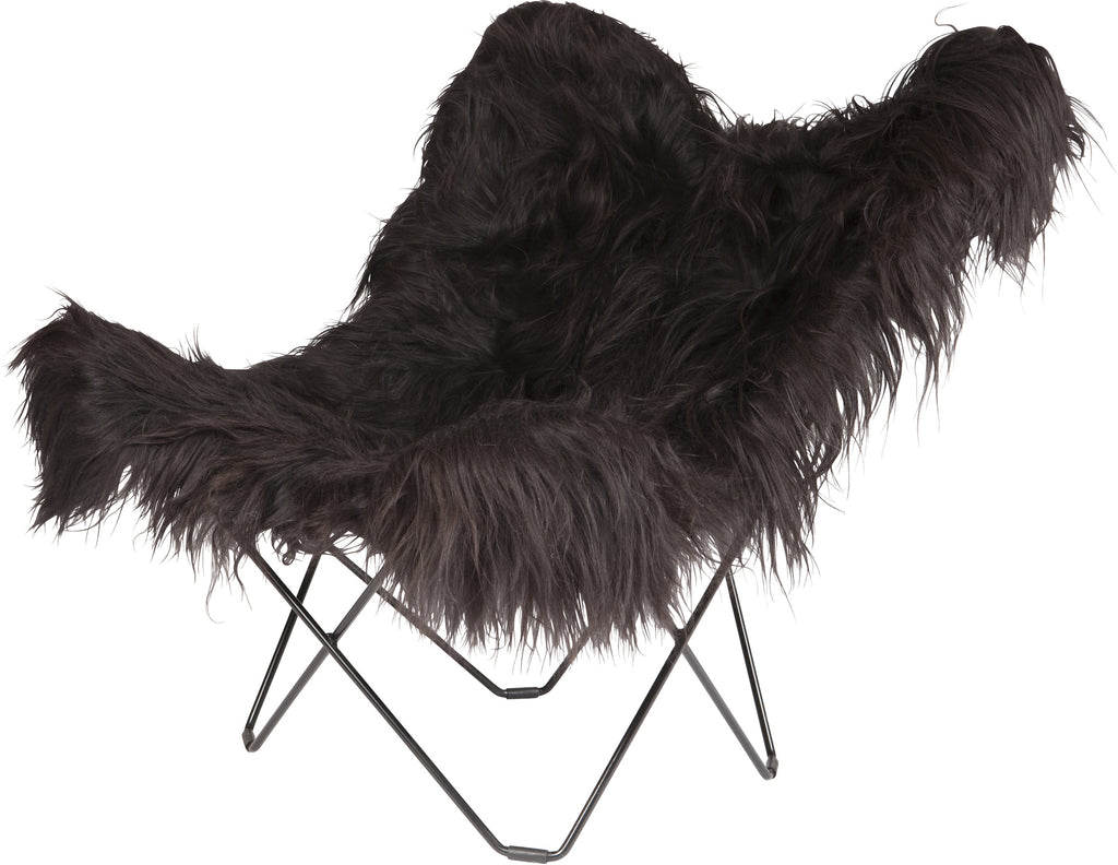 Iceland Mariposa Wild Black Chair with Black Frame