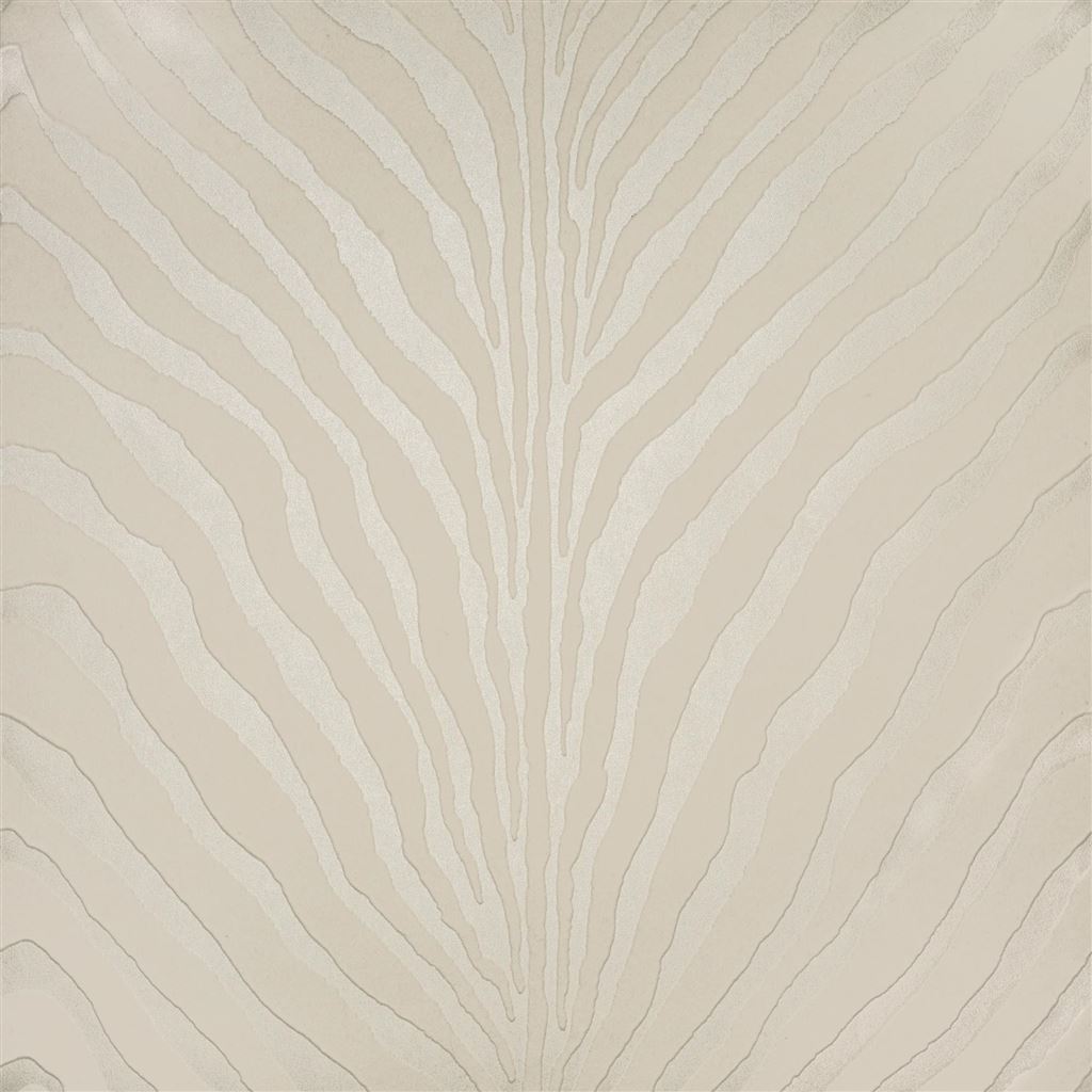 Bartlett Zebra Cream Wallpaper