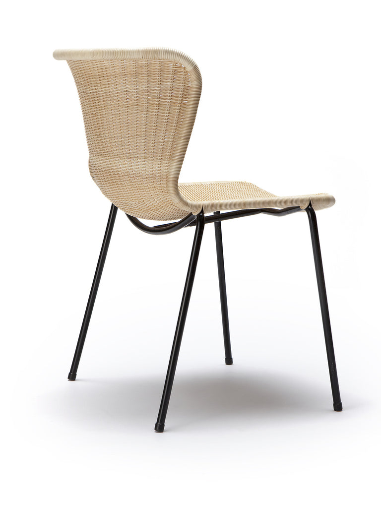 C603 chair outdoor (honey polyethylene) back angle