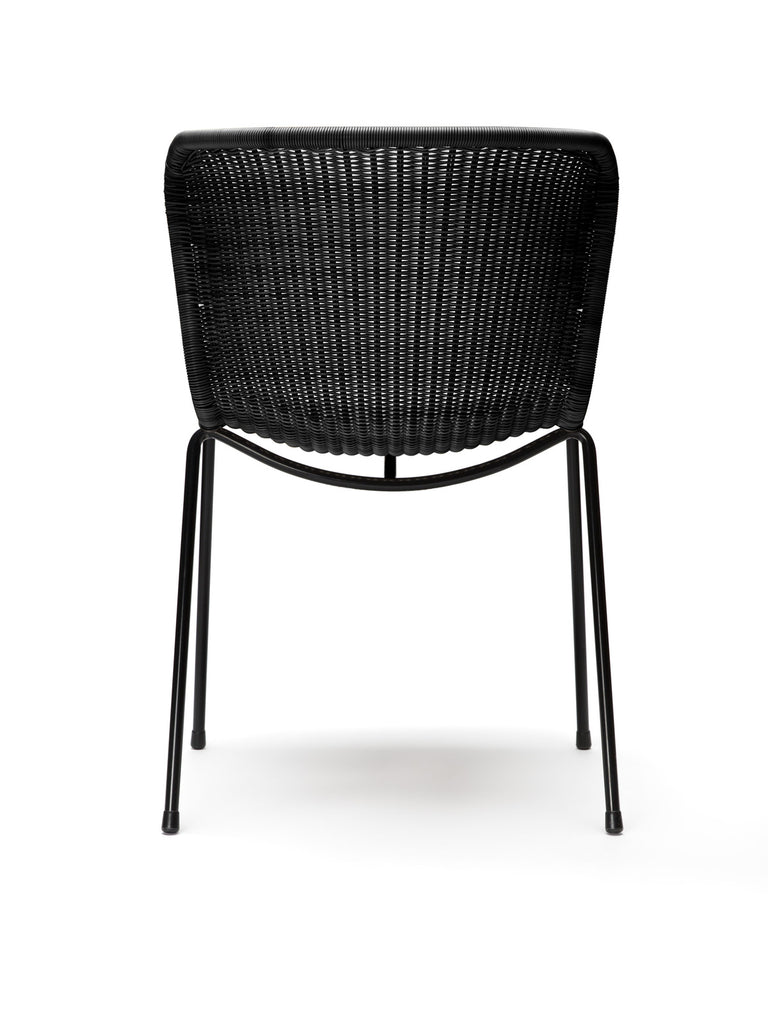 C603 chair outdoor (black) back