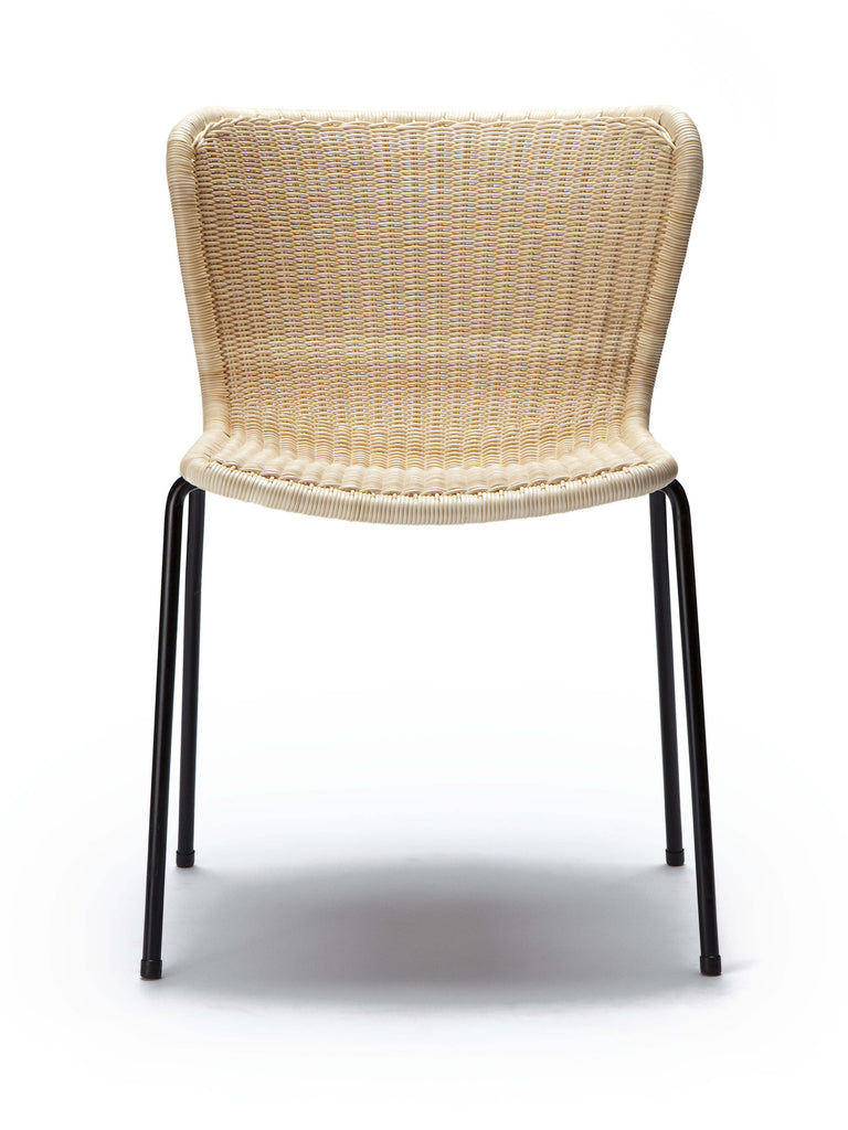 C603 chair outdoor (honey polyethylene) front