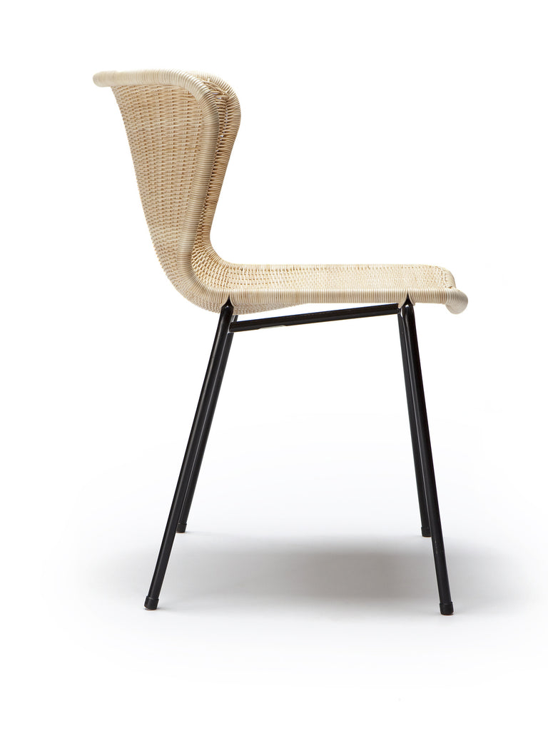 C603 chair indoor (natural rattan) side
