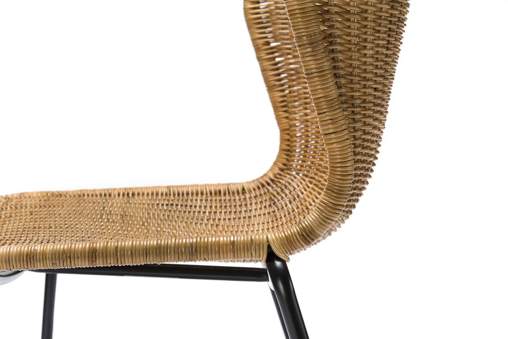 C603 chair indoor (rattan pulut) close up